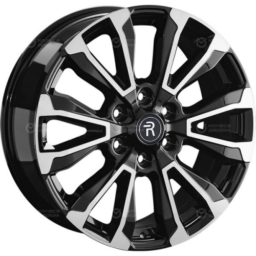 Колесный диск Replay TY402 8xR20 6x139.7 ET60 DIA95.1 черный глянцевый с полированной лицевой частью