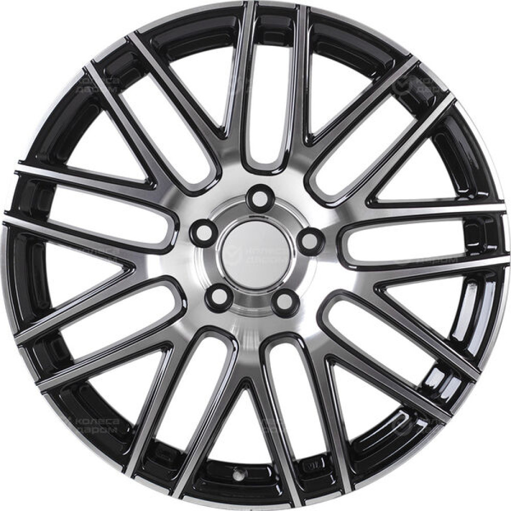 Колесный диск Replay B208 8xR18 5x112 ET30 DIA66.6 черный полностью полированный