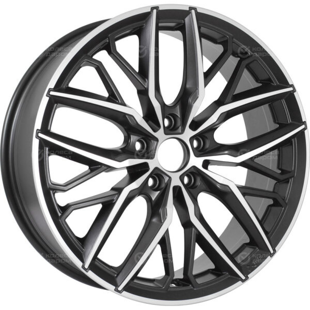 Колесный диск X-trike X139 7.5xR19 5x108 ET33 DIA60.1 черный матовый с полированной лицевой частью