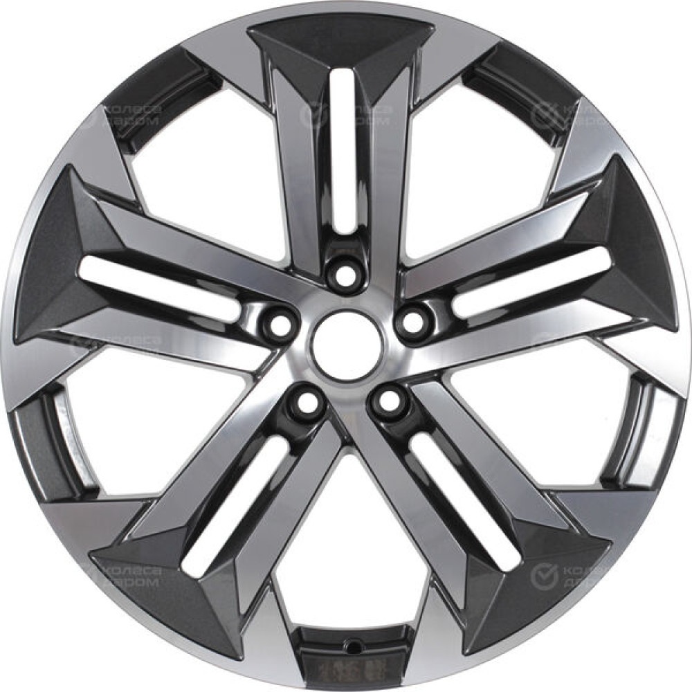 Колесный диск СКАД Premium Series КР015 (19_EXEED TXL/VX) 7.5xR19 5x108 ET36 DIA65.1 серый глянцевый с полированной лицевой частью