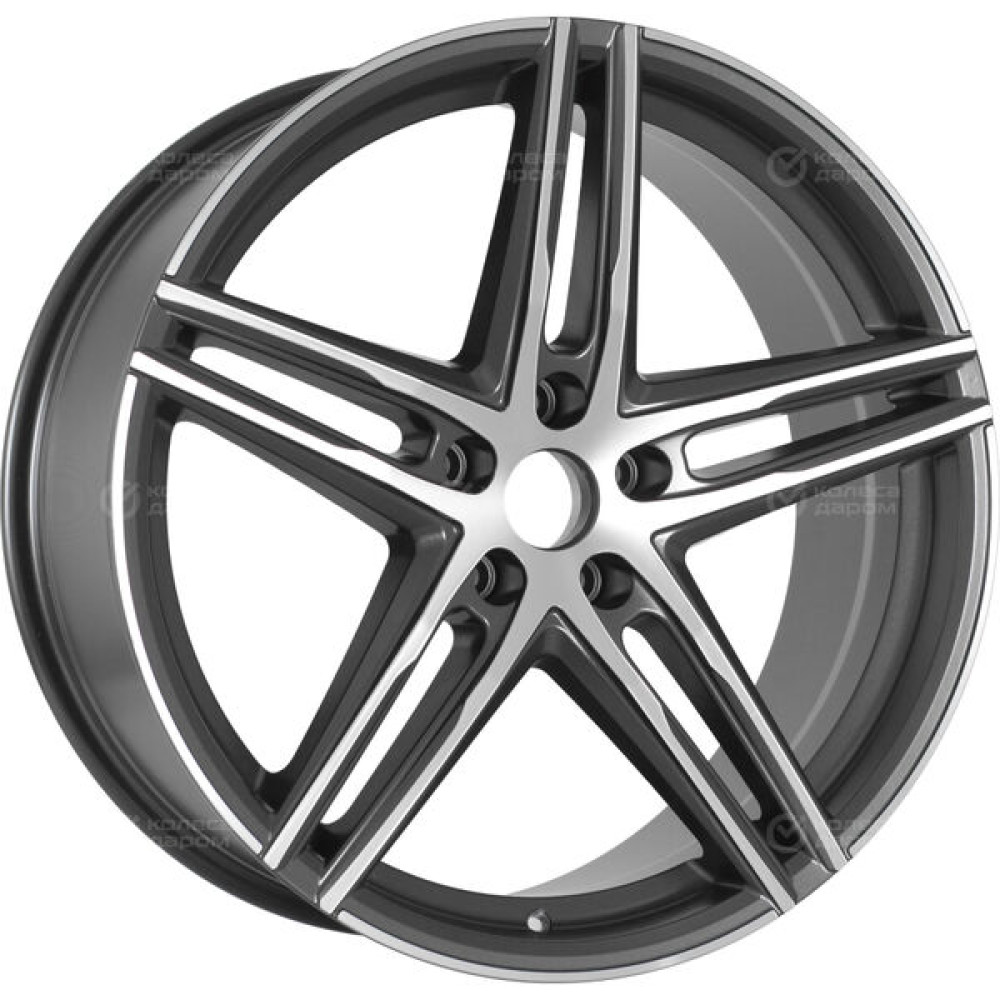 Колесный диск Replay A248 8.5xR20 5x112 ET20 DIA66.6 темно-серый матовый ,частично полированный