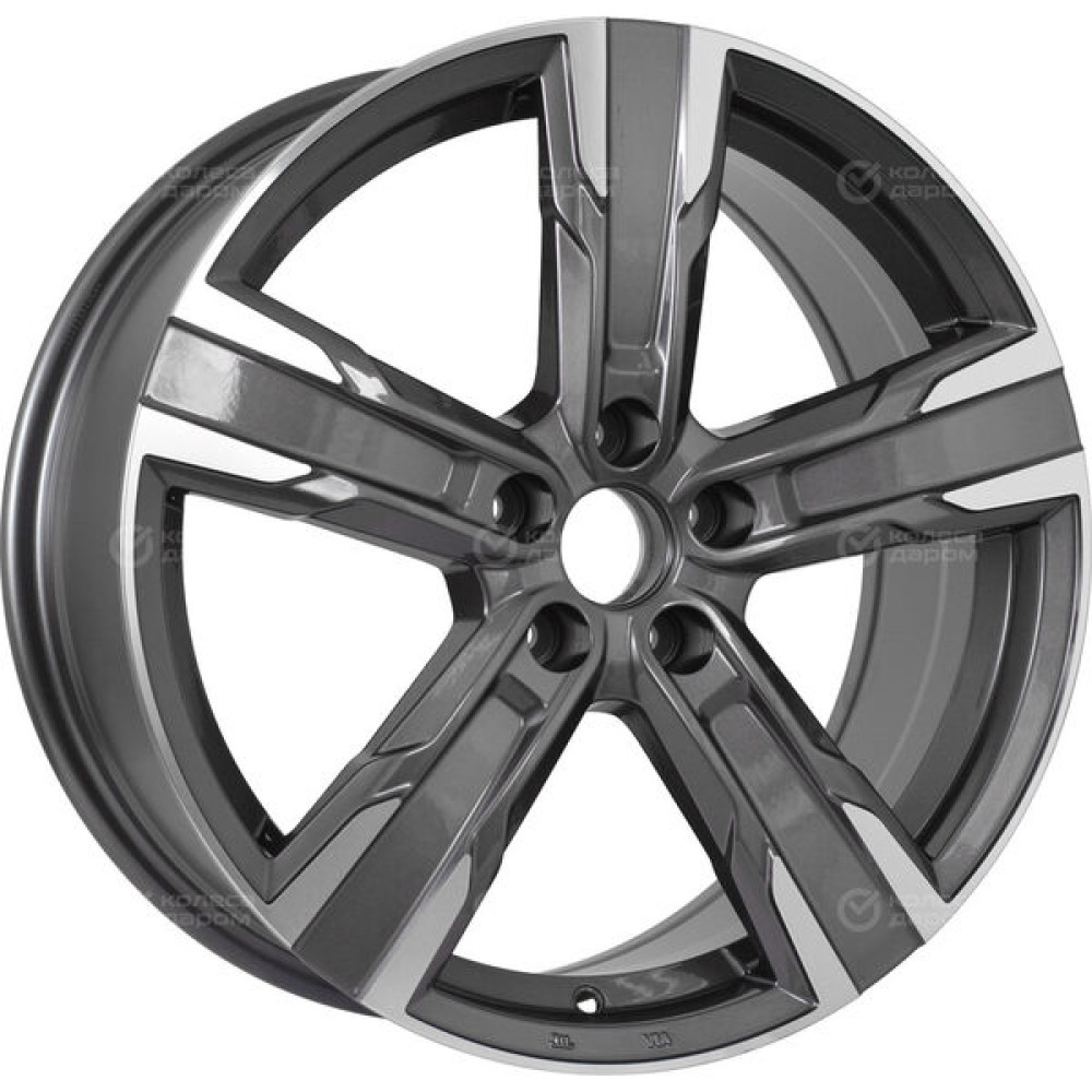 Колесный диск Replay PG78 7.5xR18 5x108 ET49 DIA65.1 насыщенный темно-серый полностью полированный