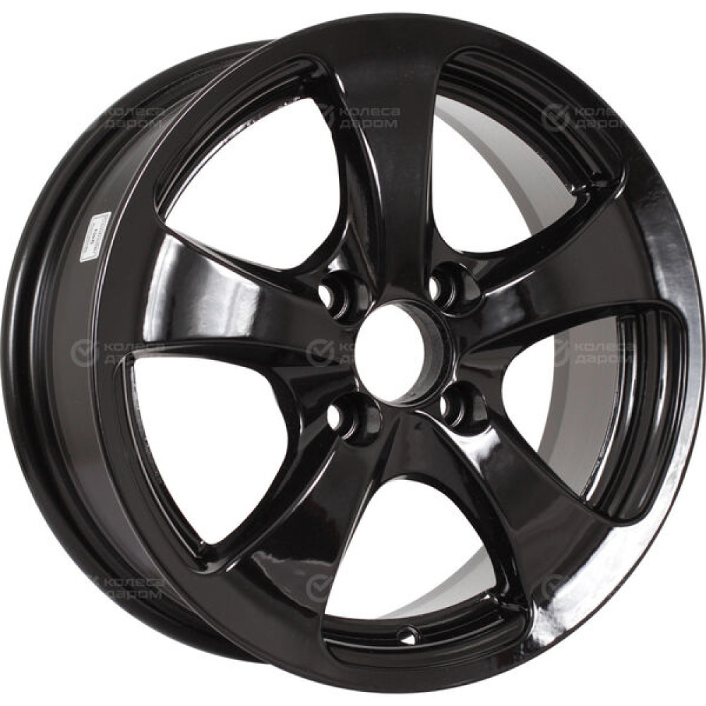 Колесный диск Tech Line 403 5.5xR14 4x98 ET32 DIA58.6 черный глянцевый