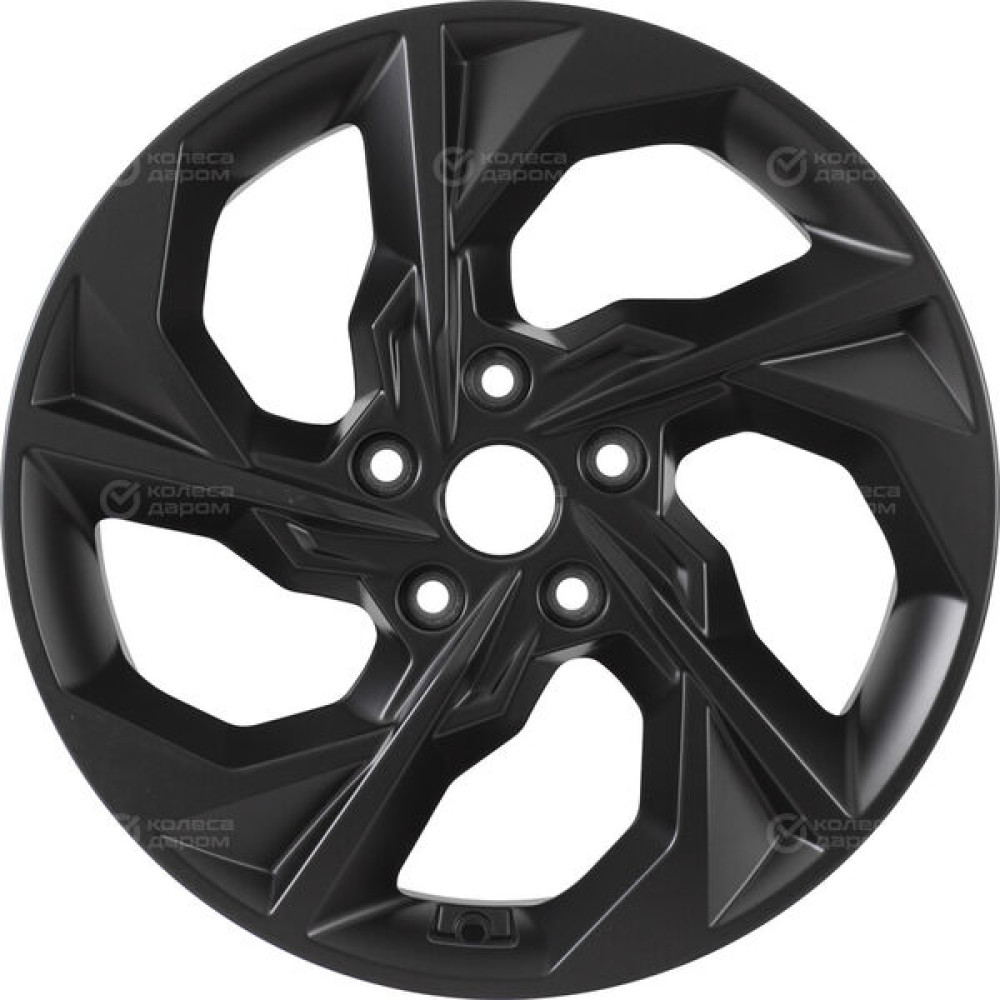 Колесный диск СКАД KL-366 7xR17 5x114.3 ET40 DIA66.1 черный полностью матовый