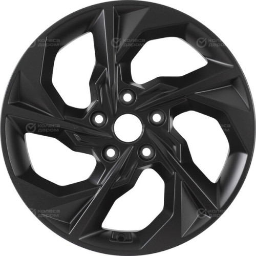 Колесный диск СКАД KL-366 7xR17 5x114.3 ET40 DIA66.1 черный полностью матовый