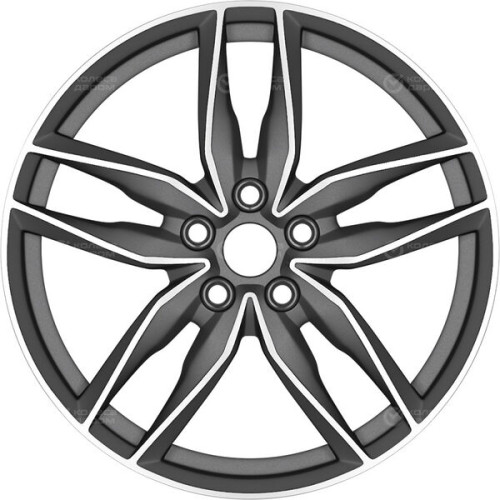 Колесный диск Replay B237 9.5xR21 5x112 ET36 DIA66.6 темно-серый матовый ,частично полированный