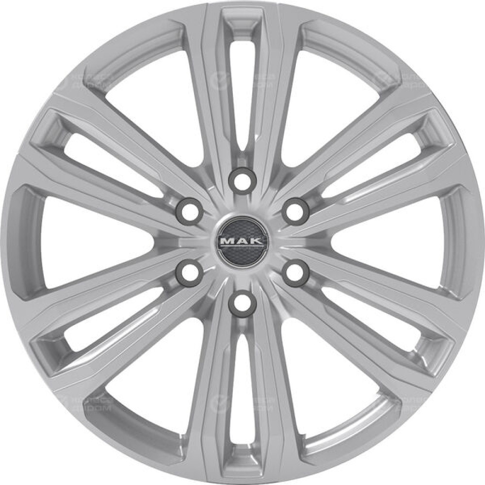 Колесный диск MAK Safari 6 7.5xR17 6x114.3 ET45 DIA66.1 серебристый