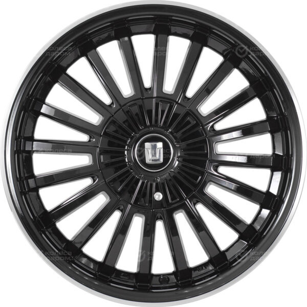 Колесный диск Replay TA12 8xR18 6x139.7 ET36 DIA100.1 черный, с полированным ободом