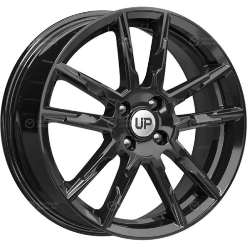 Колесный диск WUP Up107 6.5xR17 4x100 ET45 DIA54.1 черный глянцевый