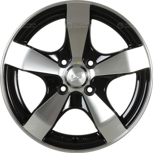 Колесный диск LS LS 205 7xR17 4x100 ET40 DIA60.1 черный полностью полированный