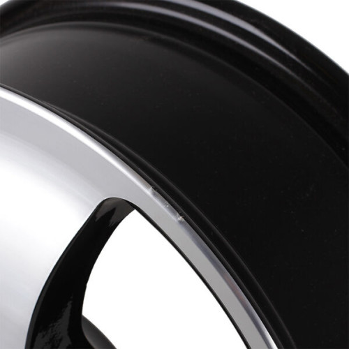 Колесный диск Tech Line 403 5.5xR14 4x98 ET32 DIA58.6 (уценка) глянцевый черный с полированной лицевой частью