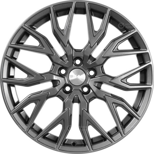 Колесный диск СКАД Эльба 7xR18 5x114.3 ET38 DIA67.1 темно-серый цвет с перламутровыми оттенками