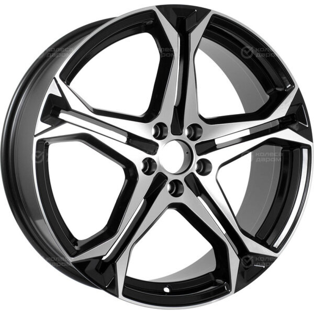Колесный диск RST R099 7.5xR19 5x114.3 ET35 DIA67.1 глянцевый черный с полированной лицевой частью