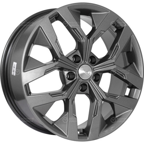 Колесный диск СКАД Ламберт 7.5xR18 5x114.3 ET45 DIA60.1 темно-серый цвет с перламутровыми оттенками
