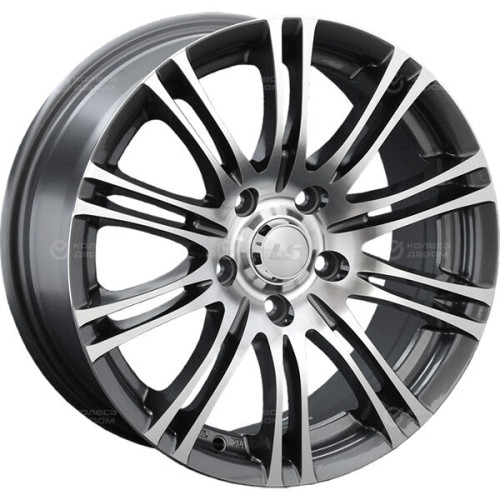 Колесный диск LS LS 146 7xR16 5x114.3 ET40 DIA73.1 насыщенный темно-серый полностью полированный