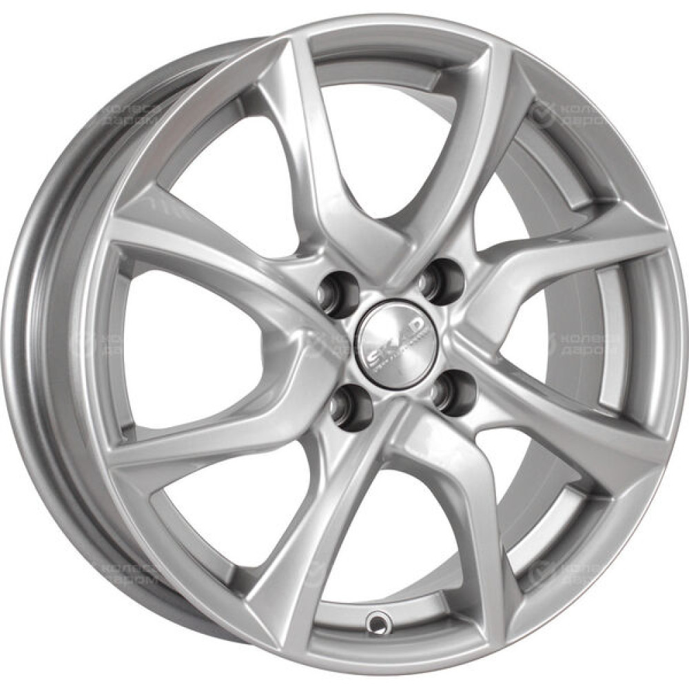 Колесный диск СКАД Тулон 6xR15 4x100 ET46 DIA54.1 (уценка) серебристый