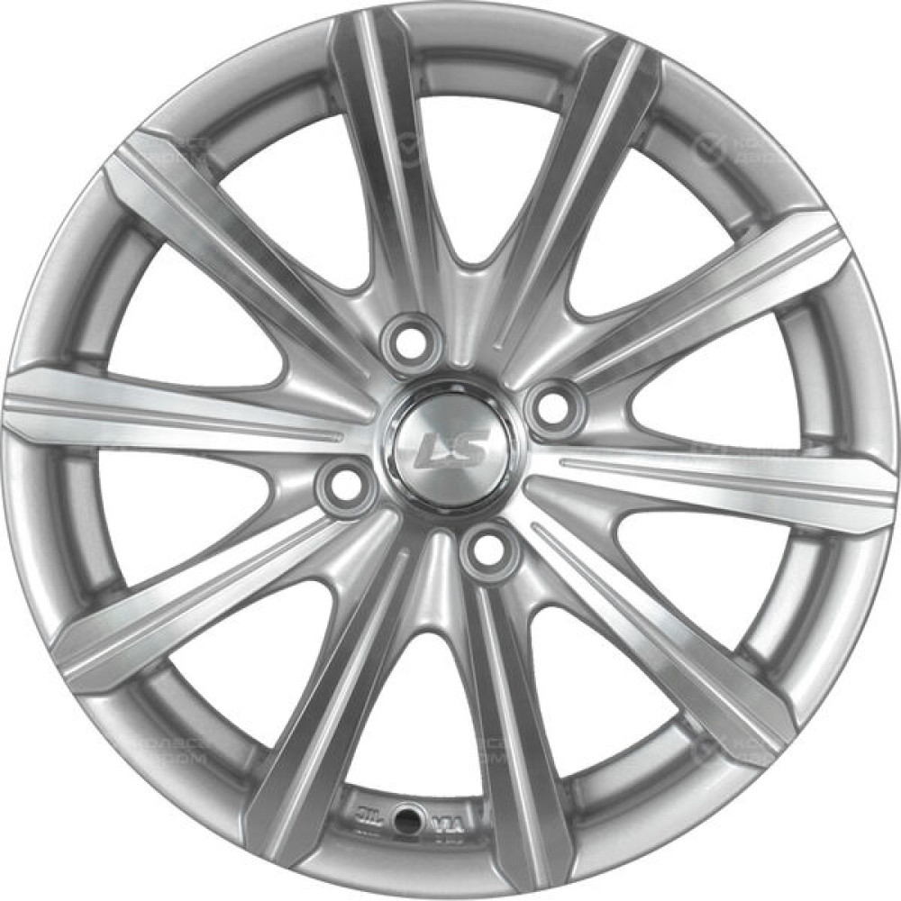 Колесный диск LS LS 391 7.5xR17 5x114.3 ET45 DIA73.1 серебристый полированный