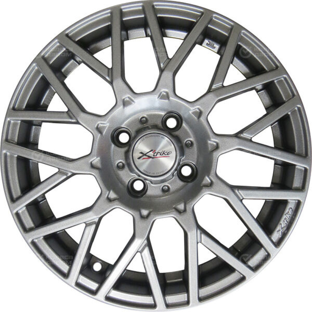 Колесный диск X-trike X125 6.5xR16 4x98 ET35 DIA58.5 темно-серебристый