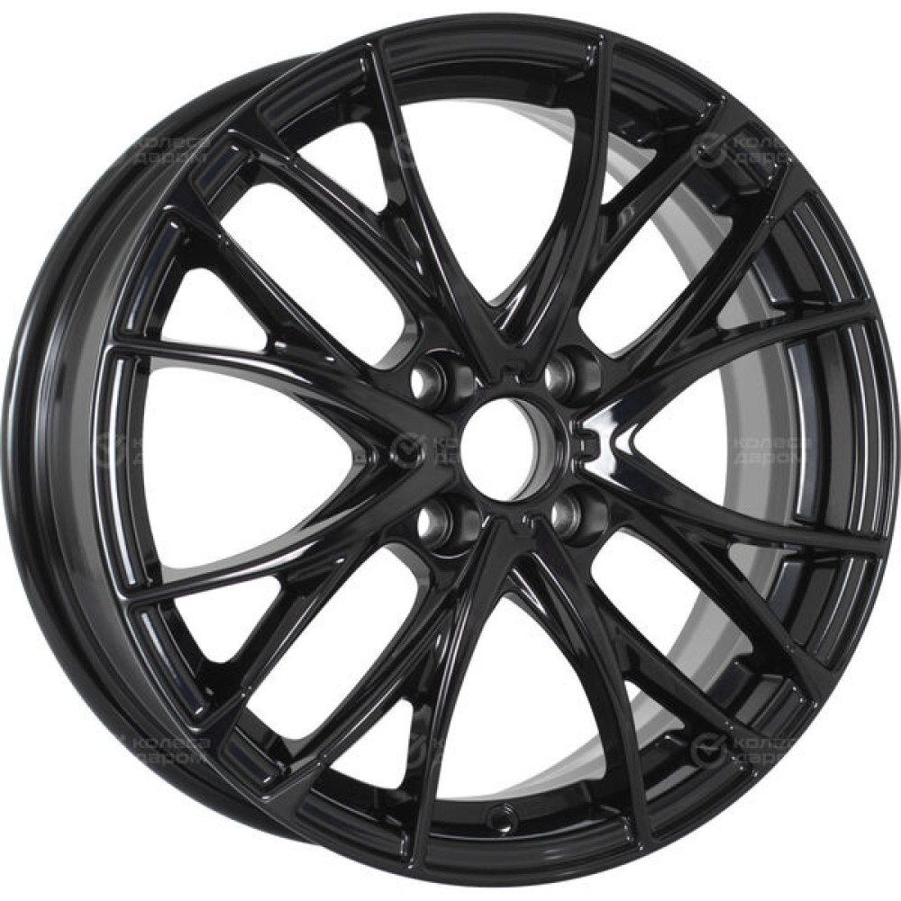Колесный диск WUP Up111 6xR16 4x100 ET40 DIA56.6 черный глянцевый