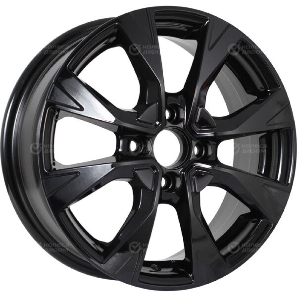 Колесный диск RST R045 6xR15 4x100 ET50 DIA60.1 черный глянцевый