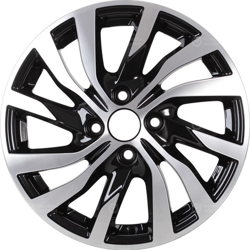 Колесный диск iFree Original КС882 (ZV 15_Rio II) 6xR15 4x100 ET46 DIA54.1 черный глянцевый с полированными элементами лицевой поверхности