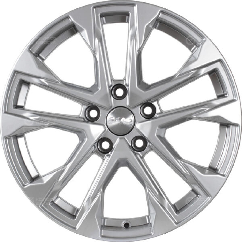 Колесный диск СКАД АТАКОР 7xR17 5x114.3 ET39 DIA60.1 серебристый