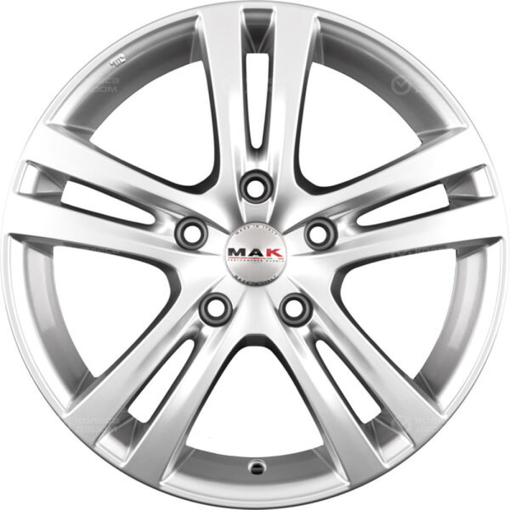 Колесный диск MAK ZENITH 7xR17 5x112 ET42 DIA76 насыщенный серебристый
