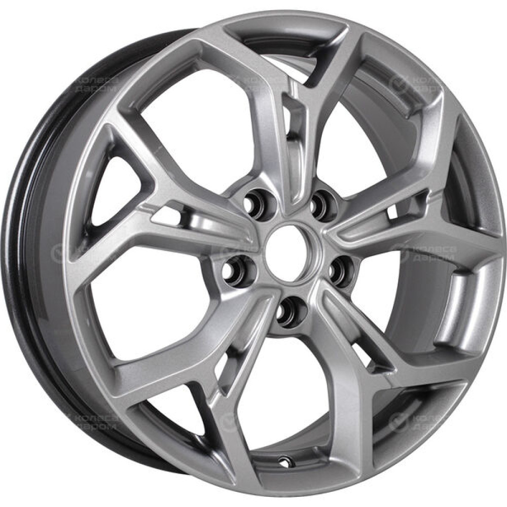 Колесный диск Carwel Карачи 203 7xR17 5x114.3 ET40 DIA66.1 серебристый металлик