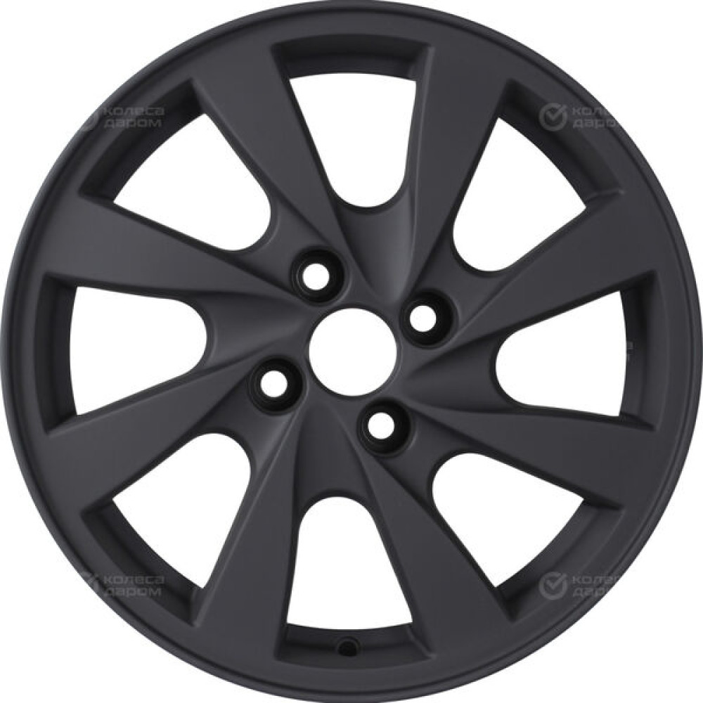 Колесный диск KDW KD1547 (15_Kalina Cross) 6xR15 4x98 ET33 DIA58.5 черный матовый