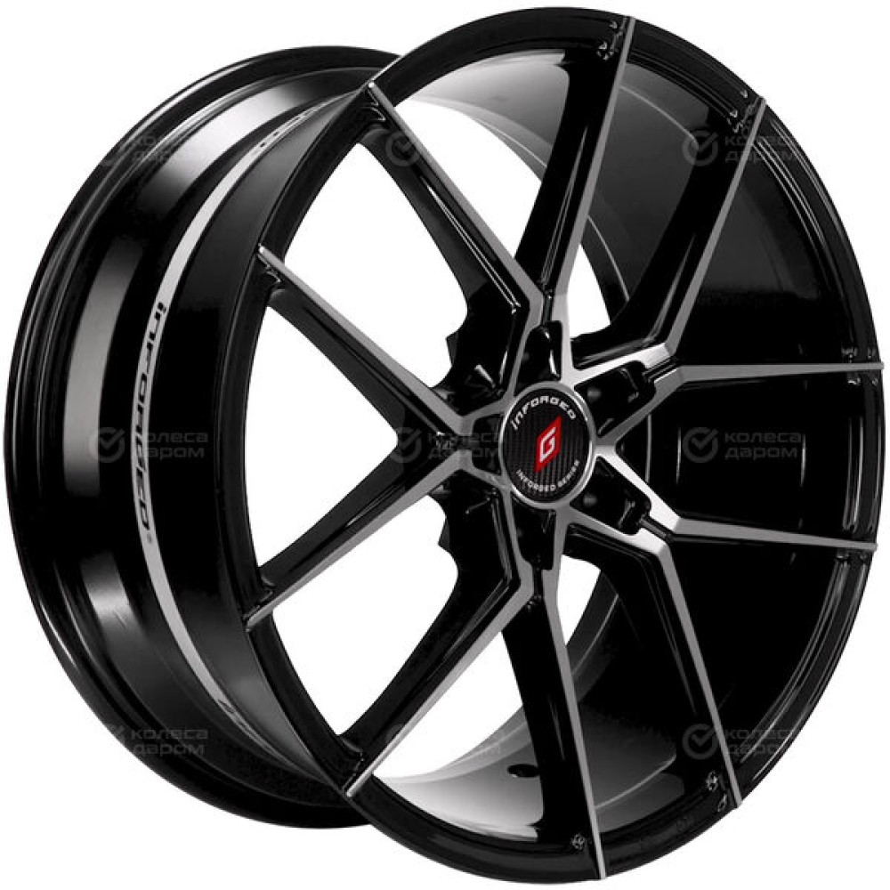 Колесный диск INFORGED IFG39 7.5xR17 5x114.3 ET42 DIA67.1 чёрный глянцевый полностью полированный