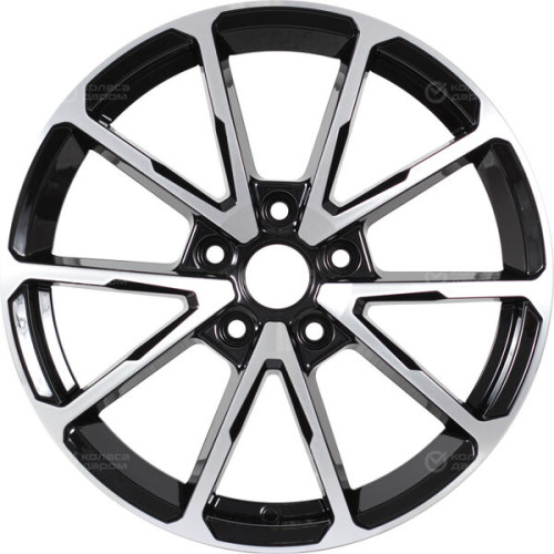 Колесный диск iFree Skibidi 6.5xR17 5x114.3 ET50 DIA67.1 чёрный глянцевый с полированной лицевой частью