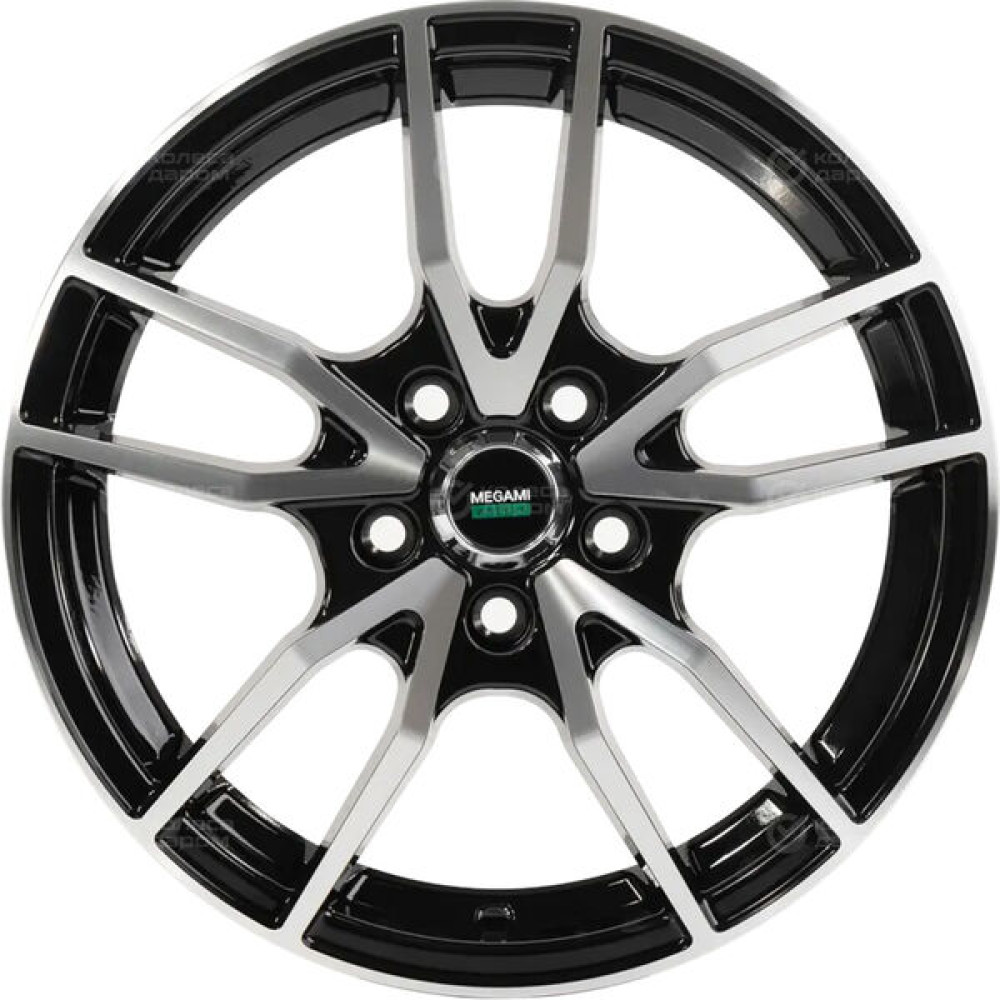 Колесный диск Megami MGM-20 5.5xR14 4x98 ET35 DIA58.6 черный полностью полированный