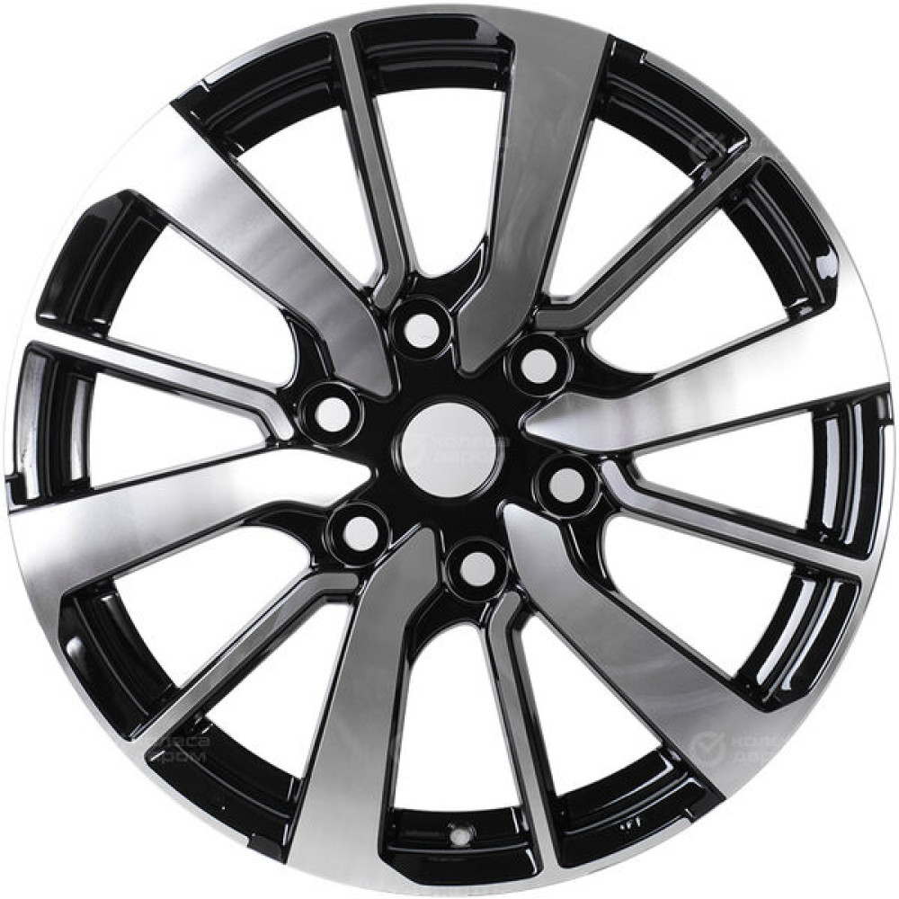 Колесный диск Replay MI138 7.5xR18 6x139.7 ET38 DIA67.1 черный полностью полированный