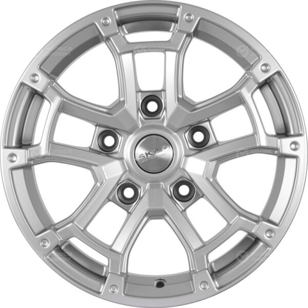 Колесный диск СКАД Барахас 7xR16 5x139.7 ET15 DIA98.5 серебристый