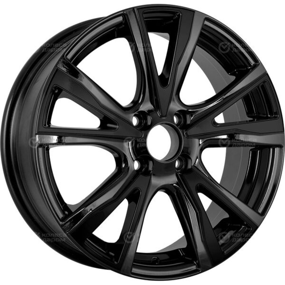 Колесный диск NEO 574 6xR15 4x100 ET45 DIA54.1 черный глянцевый