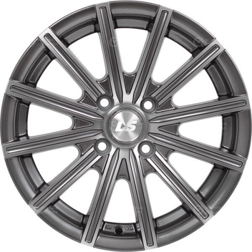 Колесный диск LS LS 312 7xR16 4x100 ET40 DIA73.1 насыщенный темно-серый полностью полированный