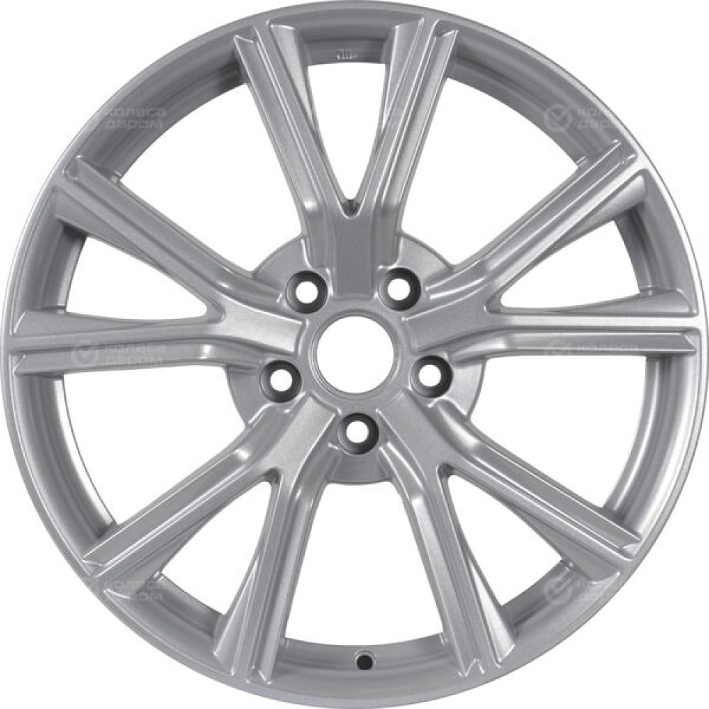 Колесный диск X-trike X122 7.5xR18 5x100 ET38 DIA67.1 глянцевый серебристый