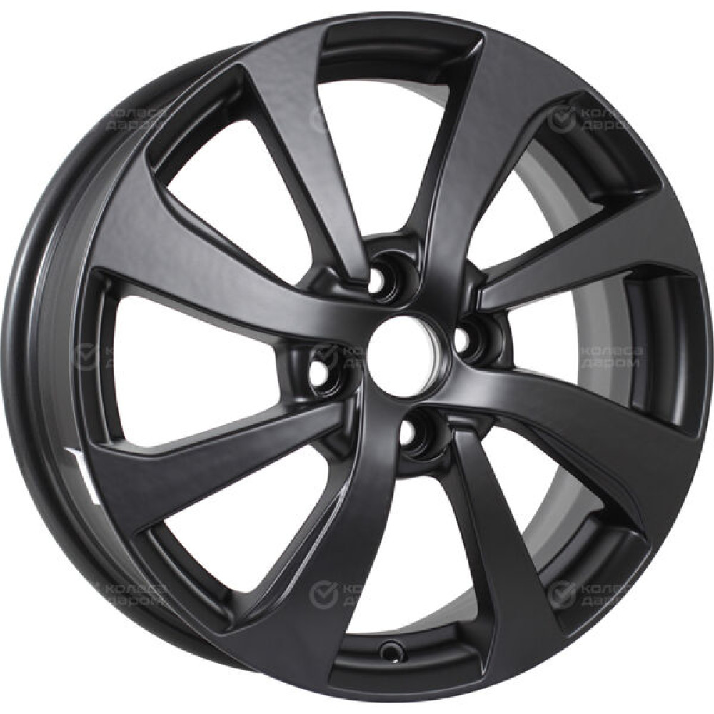 Колесный диск KDW KD1640 (16_Rio X-Line) 6xR16 4x100 ET49 DIA54.1 черный матовый
