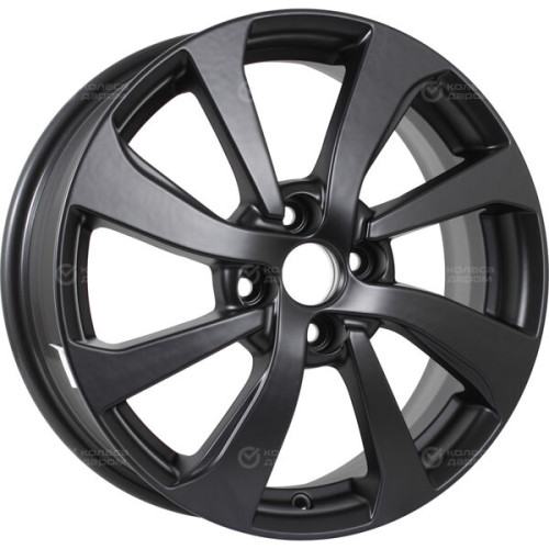 Колесный диск KDW KD1640 (16_Rio X-Line) 6xR16 4x100 ET49 DIA54.1 черный матовый