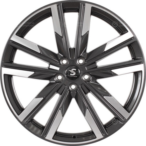 Колесный диск СКАД Premium Series КР014 (20_EXEED VX) 8xR20 5x108 ET36 DIA65.1 серый глянцевый с полированной лицевой частью