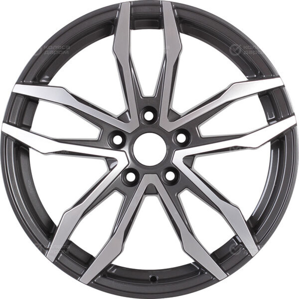 Колесный диск Replay FA45 8xR18 5x114.3 ET33 DIA67.1 насыщенный серый полностью полированный