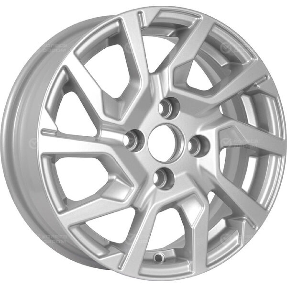 Колесный диск KDW KD1420 5.5xR14 4x100 ET40 DIA56.6 серебристый
