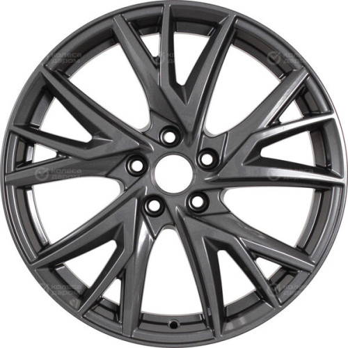 Колесный диск КиК Кайлас 6.5xR18 5x114.3 ET34 DIA66.6 насыщенный темно-серый полностью полированный