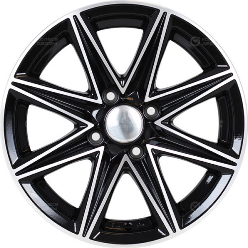 Колесный диск LS LS 363 6.5xR15 4x100 ET40 DIA73.1 черный полностью полированный