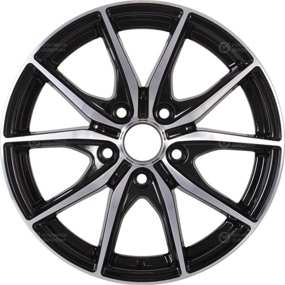 Колесный диск NEO 676 6.5xR16 5x114.3 ET45 DIA67.1 глянцевый черный с полированной лицевой частью