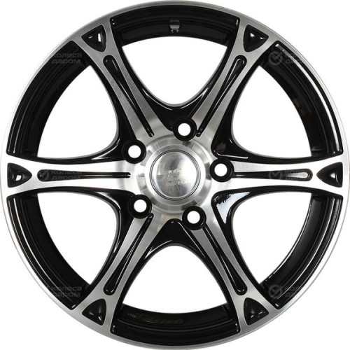 Колесный диск LS LS 131 7xR16 4x98 ET28 DIA58.6 черный полностью полированный