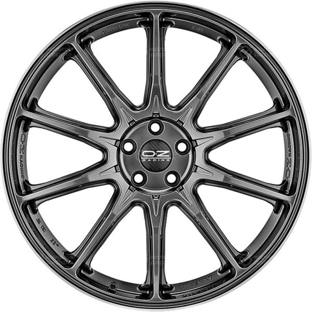 Колесный диск OZ Hyper XT HLT 10.5xR20 5x112 ET26 DIA66.46 серый тёмный с полированной лицевой частью