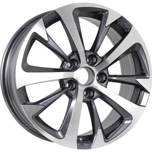 Колесный диск Replay KI238 7.5xR18 5x114.3 ET49.5 DIA67.1 насыщенный темно-серый полностью полированный