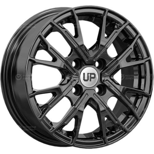 Колесный диск WUP Up127 5.5xR14 4x98 ET35 DIA58.5 чёрный глянцевый