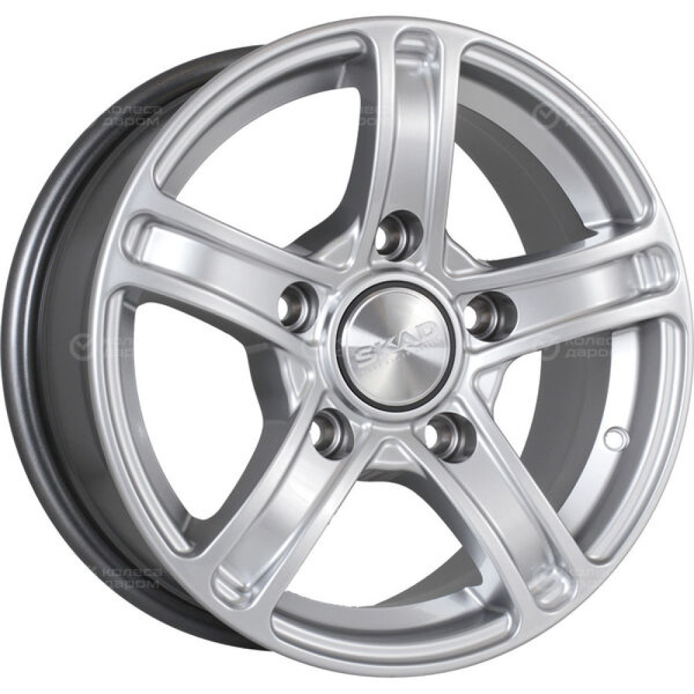 Колесный диск СКАД Трофи 6.5xR15 5x139.7 ET40 DIA98.5 серебристый
